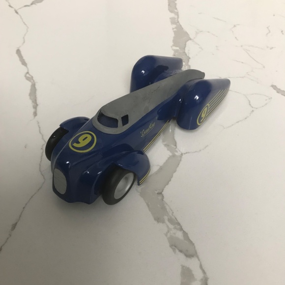 Xonex Speed King #9 Land Racer Die Cast Metal Blue Race Car 1998 - Picture 5 of 9